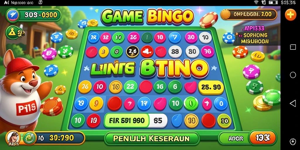 Gameplay seru Bingo dengan fitur menarik di API33.