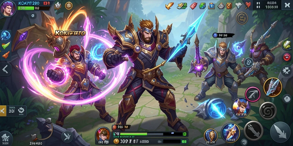 Tampilan gameplay seru dan penuh strategi di KOKITOTO.