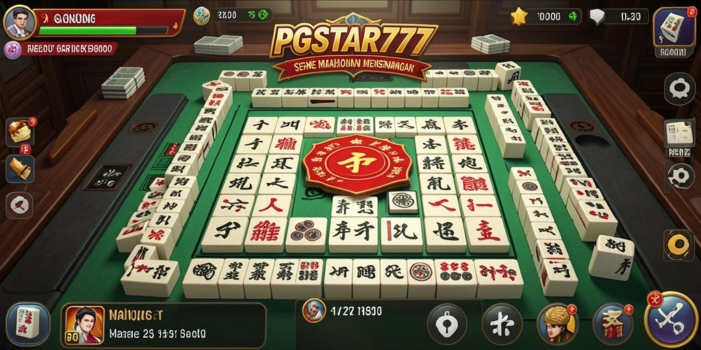 Screenshot PGSTAR777 menampilkan gameplay Mahjong yang menarik dan interaktif.
