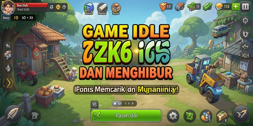 Tampilan gameplay ZK6 dengan karakter dan lingkungan yang cerah.